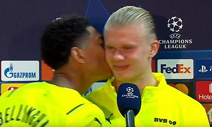 Το φιλί του Μπέλιγχαμ στον Χάαλαντ