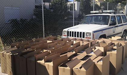 Kατασχέθηκαν 165.000 πακέτα παράνομων τσιγάρων