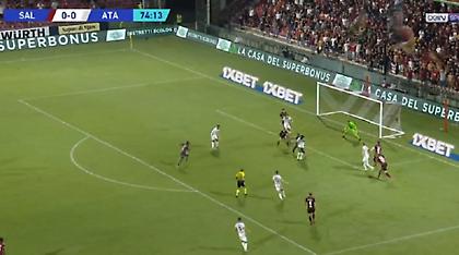 Το σεντερφορίσιο γκολ του Ζαπάτα για το 1-0 της Αταλάντα