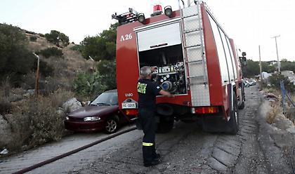 Φωτιά στη Καμπιά της Εύβοιας