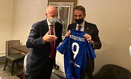 Συναντήθηκε με Ινφαντίνο ο Μητσοτάκης (pics)