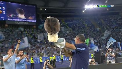 Ο Σάρι πανηγύρισε τη νίκη στο ντέρμπι με τον αετό της Λάτσιο