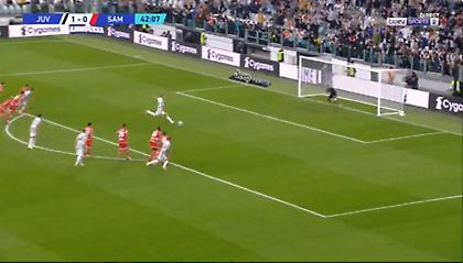 Δεύτερο γκολ η Γιουβέντους, μείωσε αμέσως η Σαμπντόρια