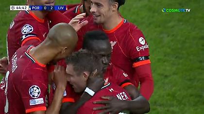 Πόρτο-Λίβερπουλ: Ο Μανέ έκανε το 2-0 για τους «κόκκινους»