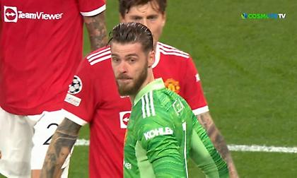 Φανταστική ενστικτώδης επέμβαση από τον Ντε Χέα!