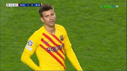 Ο Πικέ φλέρταρε με αποβολή κι ο Κούμαν τον απέσυρε στο 33'