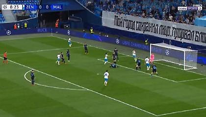 Προβάδισμα πριν το δεκάλεπτο για τη Ζενίτ κόντρα στη Μάλμε