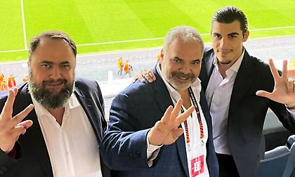 Η πανηγυρική φωτογραφία Βαγγέλη και Μιλτιάδη Μαρινάκη μετά το «διπλό» στην Τουρκία