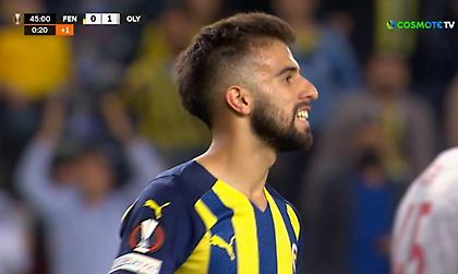 Άγγιξε το 1-1 η Φενέρ, ψηλά άουτ το σουτ του Ρόσι