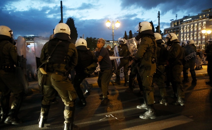 Επεισόδια στο Πανεκπαιδευτικό συλλαλητήριο στην Αθήνα