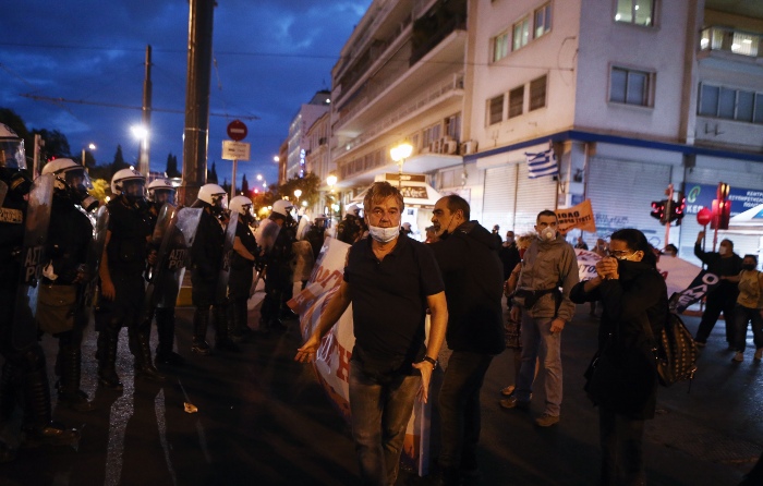 Επεισόδια στο Πανεκπαιδευτικό συλλαλητήριο στην Αθήνα