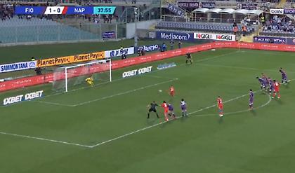 Ισοφάρισε η Νάπολι, φώναξε για φάουλ η Φιορεντίνα