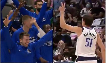 Ο Μαριάνοβιτς έβαλε δύο σερί τρίποντα και ο Ντόντσιτς τρελάθηκε