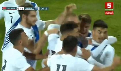 Προβάδισμα με Διαμαντή η Εθνική Κ21 κόντρα στη Λευκορωσία