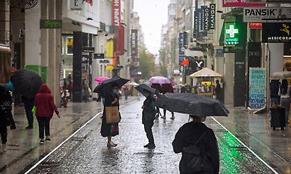 Βροχές και καταιγίδες και το Σάββατο
