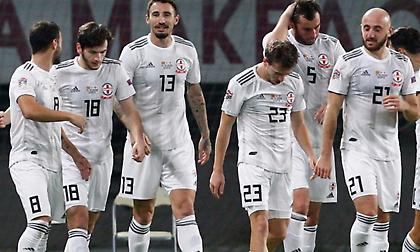 Η ενδεκάδα της Γεωργίας ενάντια στην Ελλάδα