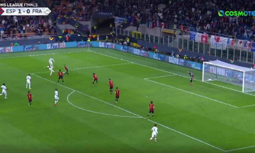 Ισπανία-Γαλλία: Άμεση απάντηση του Μπενζεμά για το 1-1