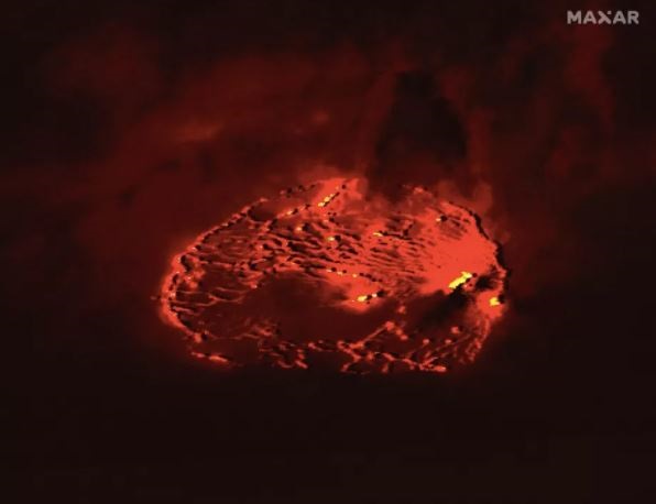 Χαβάη: Απίστευτες εικόνες του ηφαιστείου από το διάστημα