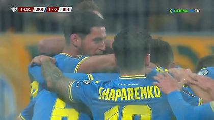 Ο Γιαρμολένκο άνοιξε το σκορ για την Ουκρανία