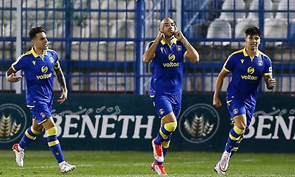 Το 1-0 του Αστέρα κόντρα στον Απόλλωνα με κεφαλιά Μπαράλες