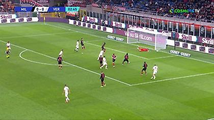 Tα highlights από τη ματσάρα και τη νίκη της Μίλαν επί της Βερόνα