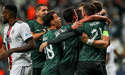 3ος όμιλος: «Πάτησε» την Μπεσίκτας και είναι εδώ η Σπόρτινγκ