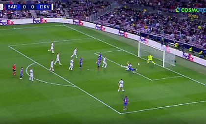 Προβάδισμα για Μπαρτσελόνα με... σεντερφορίσια κίνηση του Πικέ!