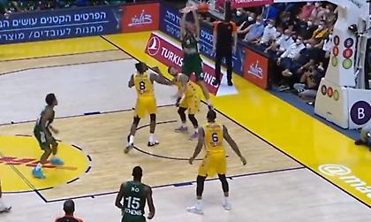 Τρομερή πάσα Φέρελ και κάρφωμα Παπαγιάννη!