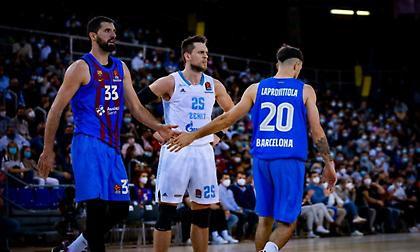 Πάτησε γκάζι μετά την πρώτη περίοδο η Μπάρτσα, συνέτριψε τη Ζενίτ και συνεχίζει αλάνθαστη