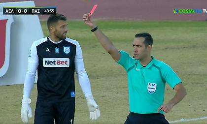 Απίστευτη υπόδειξη: Πέναλτι εφεύρεση υπέρ της Λάρισας και αποβολή