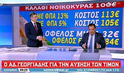 Γεωργιάδης: Καμία περίπτωση λοκντάουν-Για πληθωρισμό: Είμαστε πάνω από το πρόβλημα