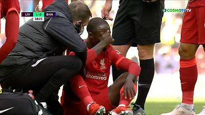 Αποχώρησε τραυματίας ο Κεϊτά – Μαζικό χειροκρότημα στο «Άνφιλντ»