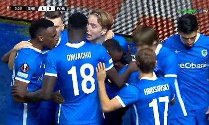 Φορτσάτη κόντρα στη Γουέστ Χαμ η Γκενκ, ανοίγει το σκορ στο 5'!