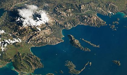 NASA: Φωτογραφία της Δυτικής Ελλάδας τραβηγμένη από αστροναύτη στο διάστημα