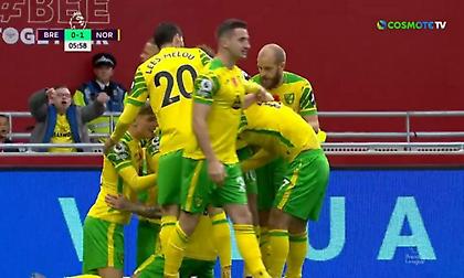 Χόρεψε την άμυνα της Μπρέντφορντ και άνοιξε το σκορ για τη Νόριτς ο Νόρμαν