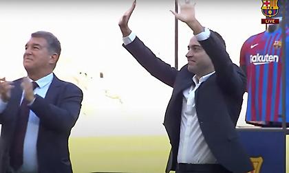 Μπαρτσελόνα: Αποθέωση για Τσάβι πριν την παρουσίασή του