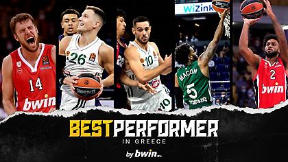 Oι «Best Performer in Greece by bwin» του Οκτωβρίου στη EuroLeague! (vid)