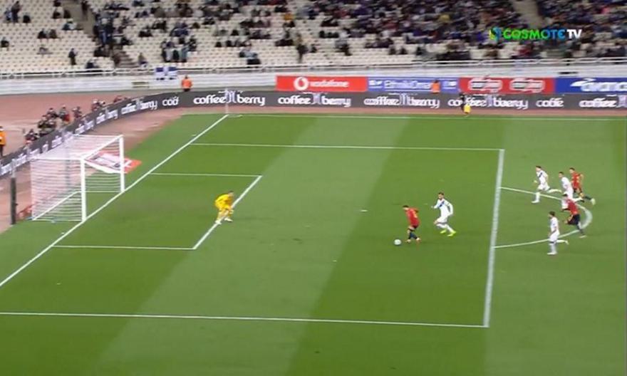 Ελλάδα-Ισπανία: Καίρια επέμβαση από τον Γούτα!