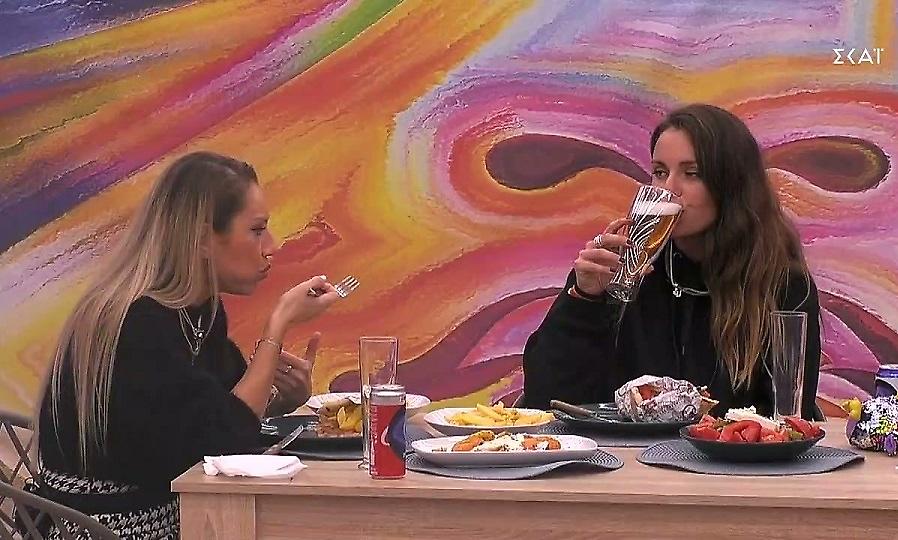 Έφαγαν σουβλάκια και ήπιαν μπύρες στο σπίτι του Big Brother