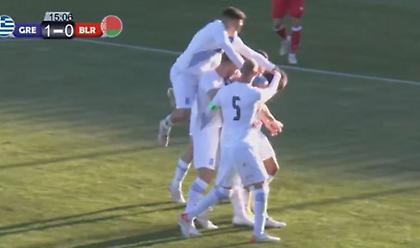 Σούπερ η Εθνική Ελπίδων, «πάτησε» τη Λευκορωσία