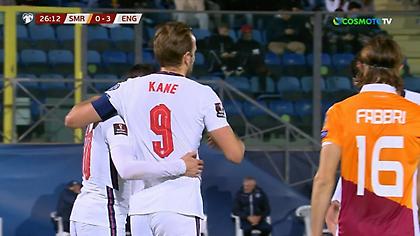 Αγγλία χωρίς έλεος, διαλύει 6-0 το Σαν Μαρίνο στο ημίχρονο!