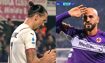 Φιορεντίνα - Μίλαν: Δεν ισοφάρισε  στο... άχαστο ο Ζλάταν, έκανε το 2-0 με «ποίημα» ο Σαπονάρα!