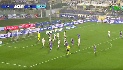 Απίθανη γκάφα του Ταταρουσάνου και 1-0 η Φιορεντίνα τη Μίλαν