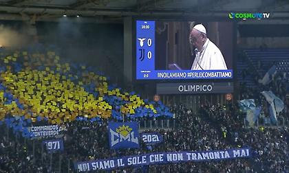 Μήνυμα του Πάπα από το Ολίμπικο: «Να πετύχουμε γκολ κατά του ρατσισμού»