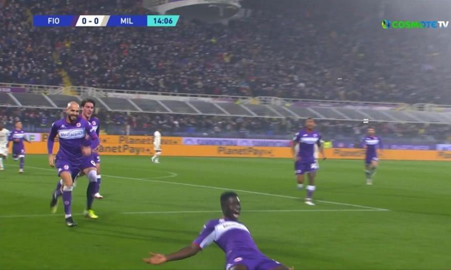 Φιορεντίνα-Μίλαν: Τα highlights του ματς