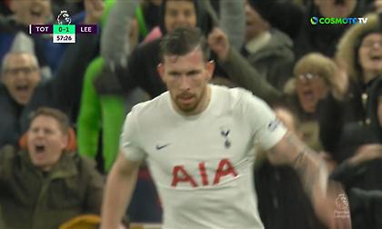 Η Τότεναμ φέρνει το ματς στα ίσα με γκολ του Χόιμπιεργκ