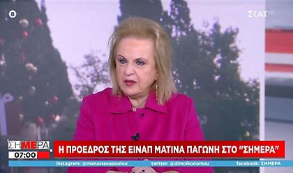 Παγώνη: Με διπλή μάσκα και rapid στα σούπερ μάρκετ οι ανεμβολίαστοι – Τι είπε για τα Χριστούγεννα