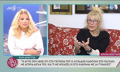 Προκαλούν οι δηλώσεις Δρούτσα για Λιγνάδη: «Οκ έδινε λεφτά σε αγόρια, αυτά γιατί τα έπαιρναν;»