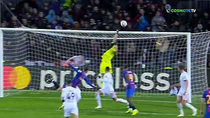 Κρατάει στο μηδέν την Μπαρτσελόνα με μεγάλη επέμβαση ο Βλαχοδήμος!