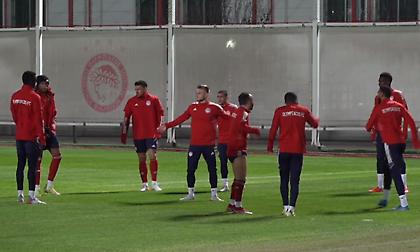 Live Streaming: Η τελευταία προπόνηση του Ολυμπιακού πριν τη Φενέρμπαχτσε